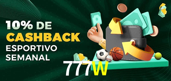10% de bônus de cashback na 777W
