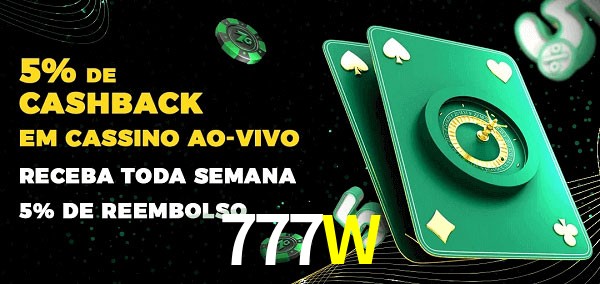 Promoções do cassino ao Vivo 777W